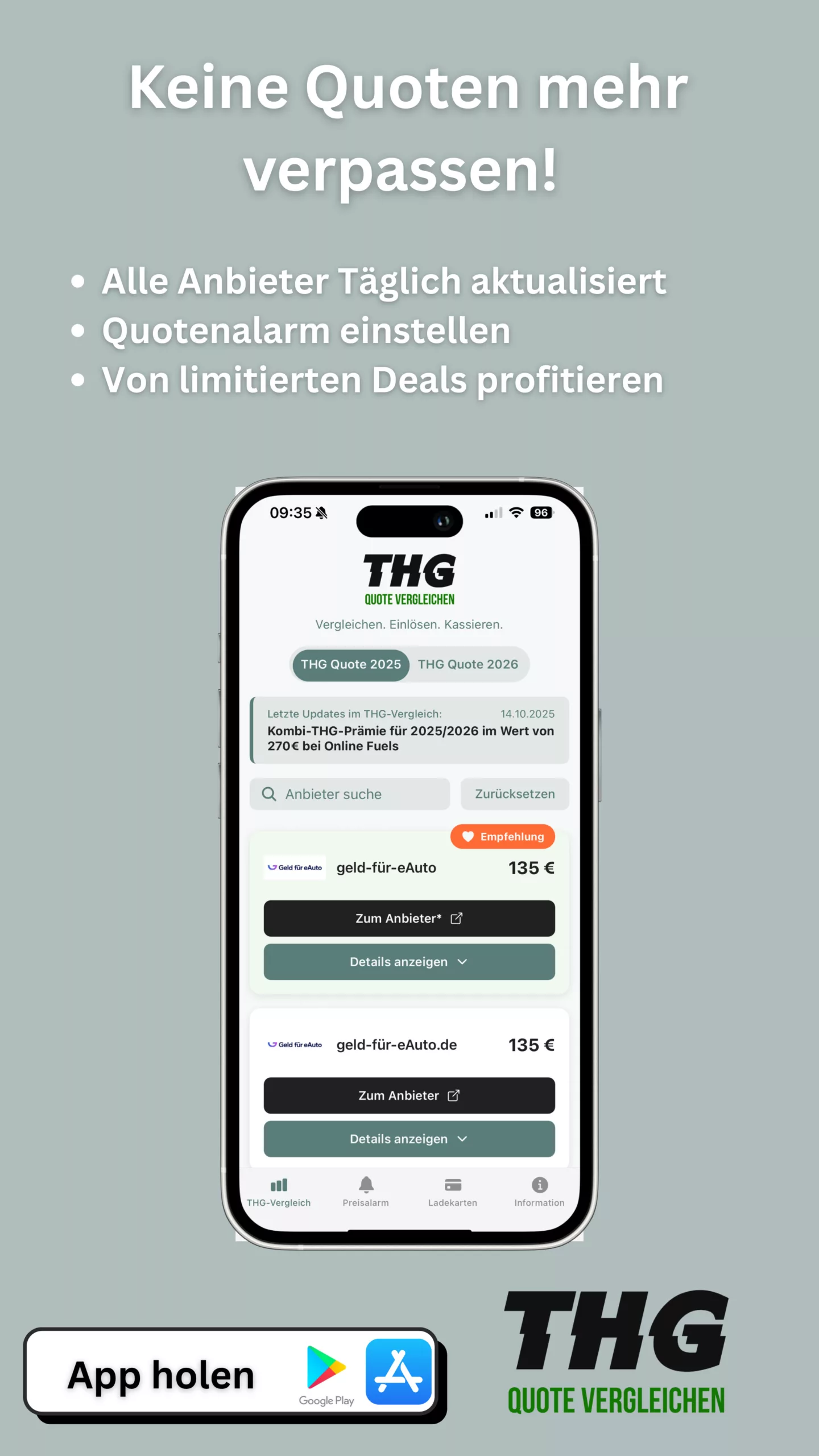 THG-App – jetzt für iOS & Android